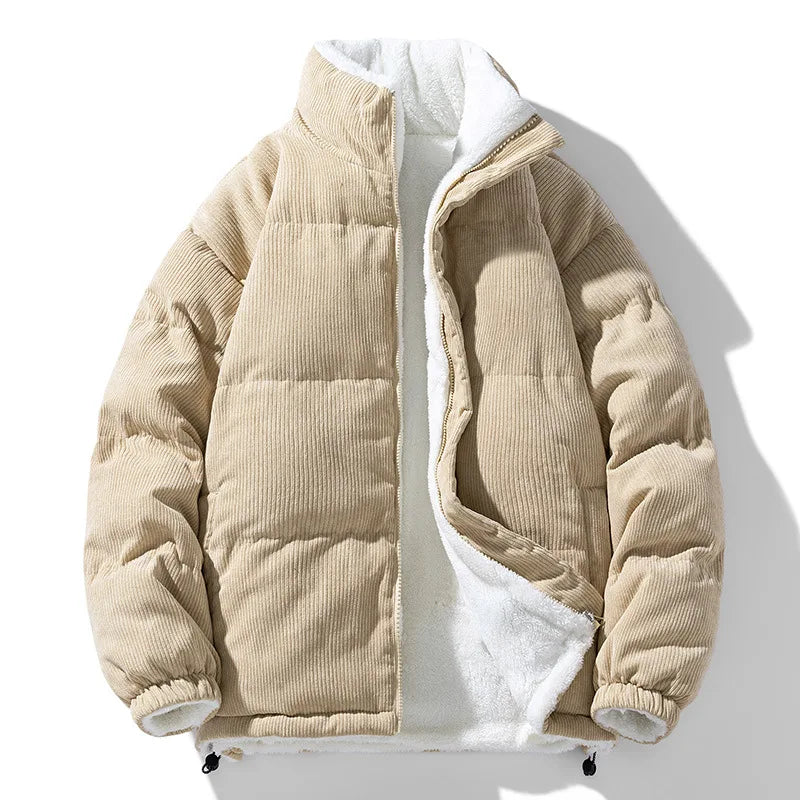 Men's Corduroy Puffer Jacket