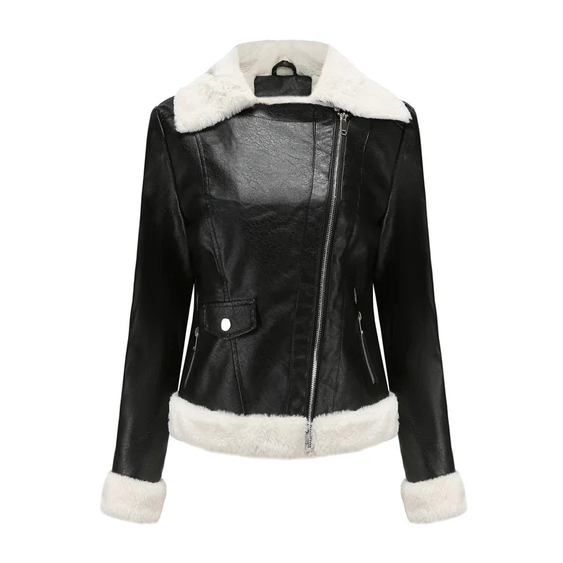 BALLENCIA LEATHER BOMBER JACKET