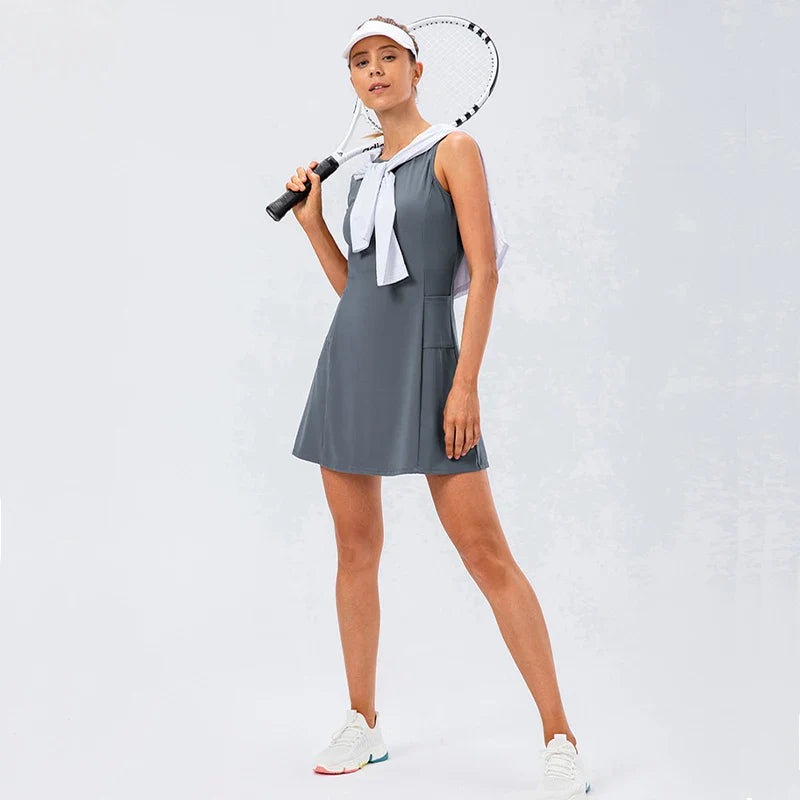 Aloura Athleisure Tennis Dress