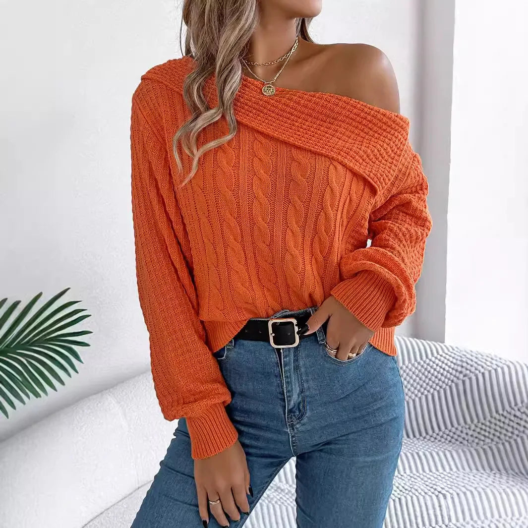 Breeze Knit Off-Shoulder Sweater