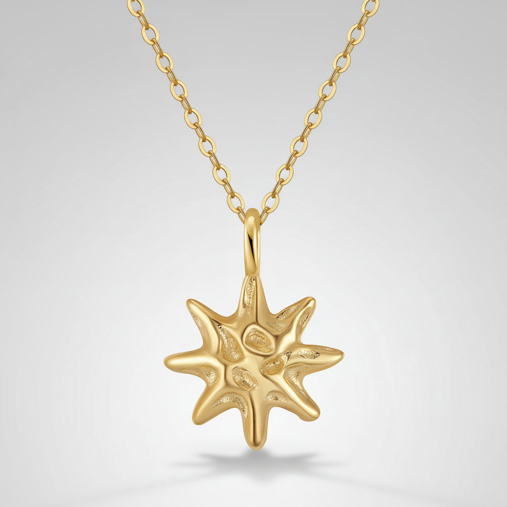 Hammered Star Necklace
