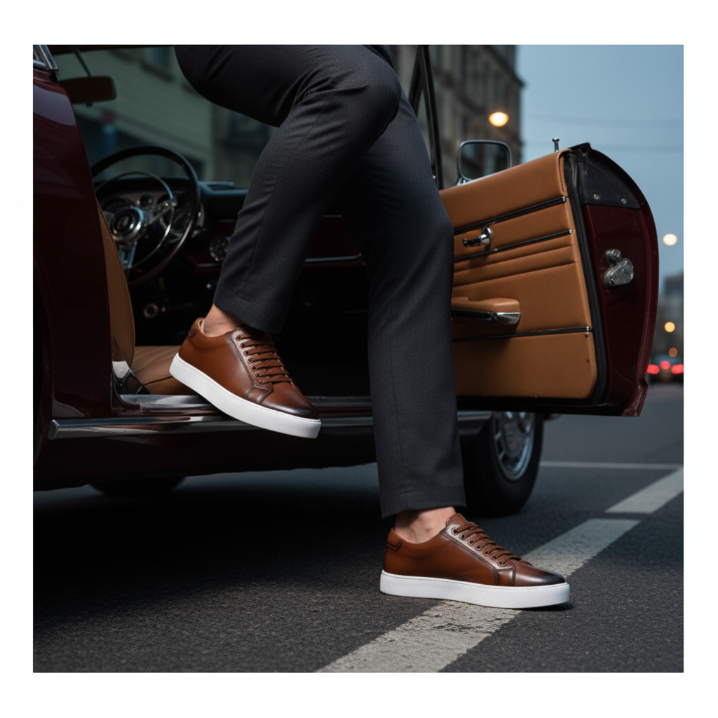 Westbridge Leather Low-Tops