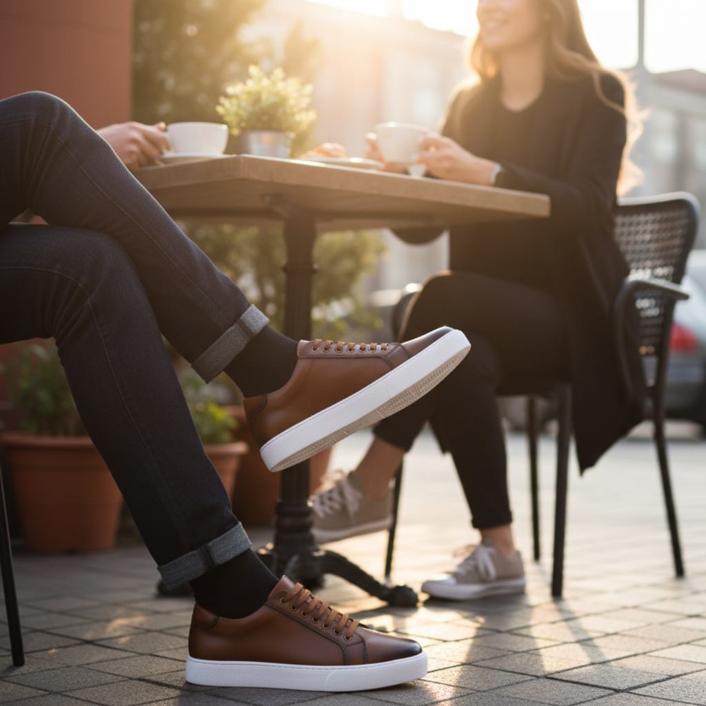 Westbridge Leather Low-Tops