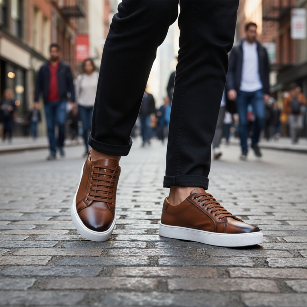 Westbridge Leather Low-Tops